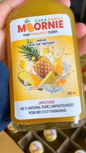 Cuka Nanas With Mother Organik Turunkan Gula Darah Diabetes Moorine 250 ML