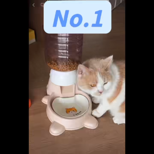 Self-Service Foot Operated Pet Feeder 1.8L Large Capacity Press Type Cat Dog Feeding Bowl Anti-Jam Non-Slip Automatic