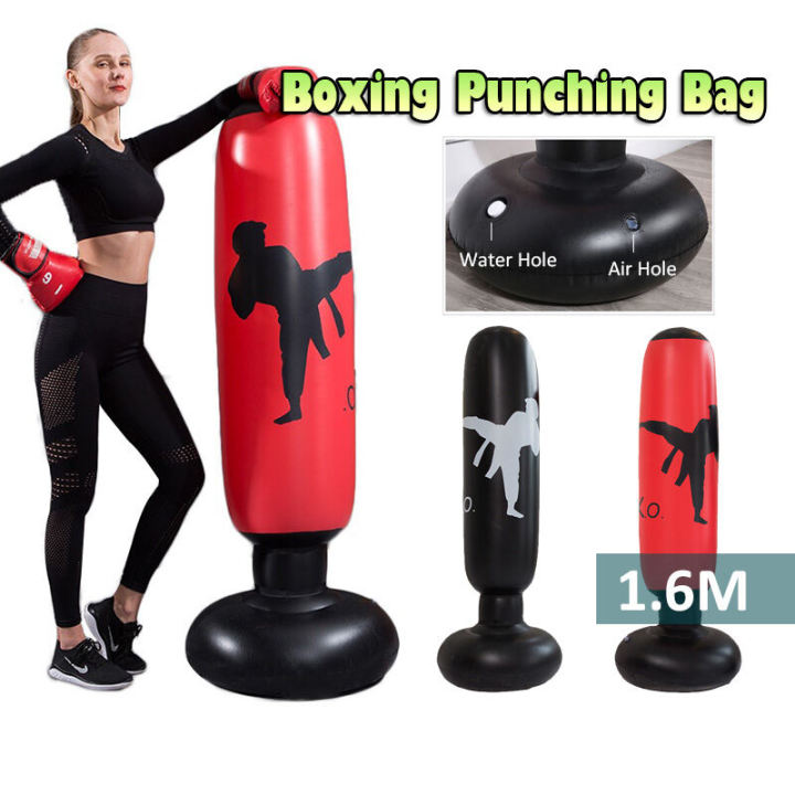 160cm Boxing Punching Inflatable Sandbag Bag Empty Training Bag