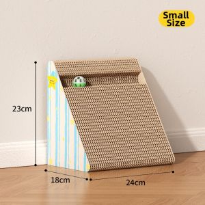 7o | Durable Non-flaking Triangle Cat Scratching Post
