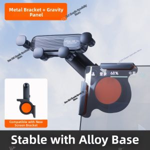 FLAME LIGHT | Advanced Clamping Car Phone Mount for Central Console