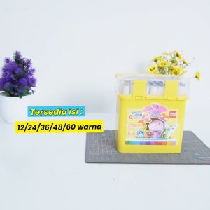 Deli Water-based Sketch Marker / Spidol Warna Dual Tip 12 24 36 48 60 Warna HM106