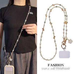 สร้อยคอโทรศัพท์แบบยาวพร้อมจี้ สร้อยคอกระเป๋า สายสะพายข้าง สายรัดกล้อง สำหรับผู้หญิง ระดับไฮเอนด์ สร้อยคอโทรศัพท์แบบสะพายข้าง