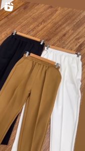 TERLARIS CELANA POLOS PUTIH VARIASI GARIS DEPAN-CELANA PUTIH JUMBO-CELANA PUTIH WANITA -CELANA CELAMIS PUTIH