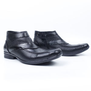 Sepatu Boot Formal Pria Kulit Virale Official E06