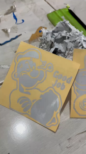 CUTTING STICKER MOBIL POPEYE SI PELAUT GOOD JOB STIKER KACA BODY MOBIL VARIASI KEREN TOP