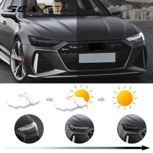 SEAMETAL Car Headlights Film Sealant TPU Color Changing Film Car Exterior Headlamp Light Control Anti-Scratch Protective Sticker