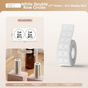 Niimbot | Round Waterproof Sticker Paper For B-Series Label Printers