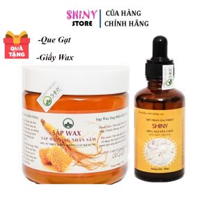 [CHÍNH HÃNG] Wax Lông + Mỡ Trăn Triệt Lông Shiny ( Tặng bộ Giấy Que Wax )