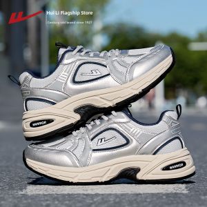 Warrior | Women Retro Silver Thick-Soled Dad Shoes