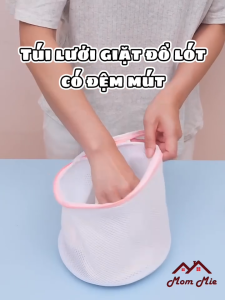 [HCM]Túi lưới giặt đồ lót 2 lớp Polyester in họa tiết chống biến dạng đồ lót - K051 - I038