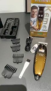 Kemei Professional 6500RPM USB-C charging Electric Hair Clipper Hair Trimmer for Man with Charging Base KM-1742