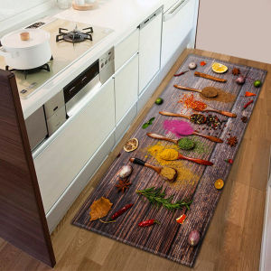 VIKAMA Creative Spice เสื่อห้องครัวดูดซับน้ํามันด้านหน้าประตู Bathroommat ท่อระบายน้ําห้องครัวฤดูร้อน Anti-SLIP Diatomaceous Earth