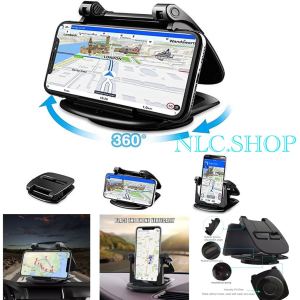 ที่วางโทรศัพท์ในรถยนต์ สเตอริโอ หมุนได้ 360 องศา / ที่วางโทรศัพท์ กันลื่น สําหรับโทรศัพท์มือถือ 3.5-6 นิ้ว
