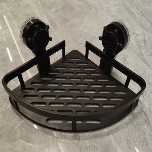 Kệ Nhà Tắm Bằng Nhựa Hút Tắm Nhà Tổ Chức Không Khoan Góc Tường Giá Để Dầu Gội Trang Điểm Bảo Quản Phụ Kiện