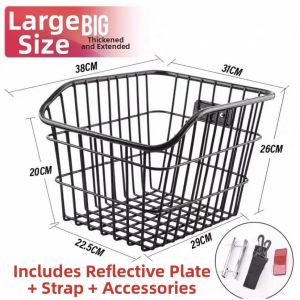 Bicycle Rear and Front Basket Carrier