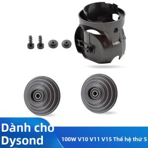 Đầu Bàn Chải Thay Thế Máy Hút Bụi Dyson V10 V11 V15 G5 Mô-men Xoắn Cao 100W Với Bánh Xe V-Ball Và Đầu Nối Bằng Nhựa ABS
