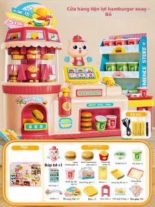 BEI JESS | Đồ Chơi Máy Tính Tiền Giáo Dục cho Bé Gái từ 3-6 Tuổi Trải Nghiệm Mua Sắm Giả Lập