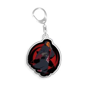 Bandai | For Naruto Uchiha Itachi Uchiha Sarada Mitsuki Orochimaru Jiraiya Acrylic Selfmade Cartoon Anime Keychain Pendant Toy Gift 5cm