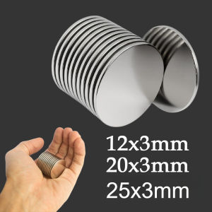 12x3/20x3/25x3mm Circular magnets for refrigerators widely used for snack storage whiteboards wall mounting studios photo