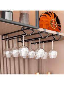 MOLORE | Drill-Free Hanging Upside-Down Wine Glass Rack