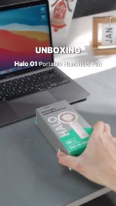 Aecooly Portable Handheld Turbo Fan Halo 01 | 5 Speeds USB Rechargeable Pocket Travel Turbo Fan
