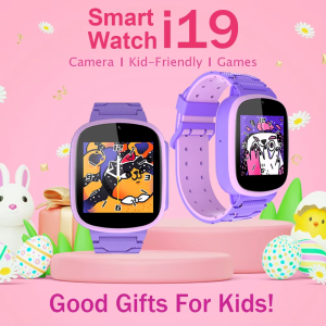 KESHOUYOU New Childrens Smart Watch 500mAh Large Battery Camera Multiple Puzzle Games Alarm Clock Smartwatch Boys Girls Gifts