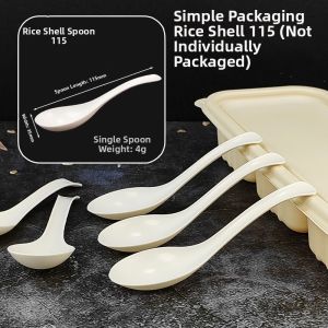 MENGMIAN | Individually Wrapped Food-Grade Commercial Disposable Spoon