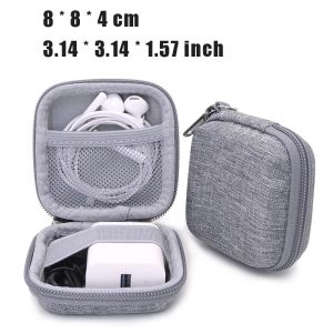 Hard Shell Organizer Case Storage Collection Bag Case for Earphone Laptop Charger Hard Dish USB Flash Cable Electronic Device