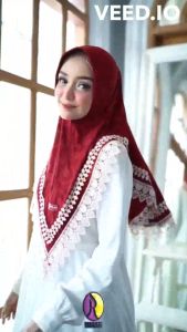 HIJAB INSTAN BIANCA RENDA BY RAFILAH ~ HIJAB PET ANTEM JERSEY EMBOSS 347