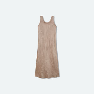 Acetic Acid Fitted U-Neck Autumn Womens Dress