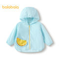Balabala Baby Jacket Men And Girls 2024 Spring And Summer Clothing New Summer Baby Sunscreen Clothing Fashionable Cute. 