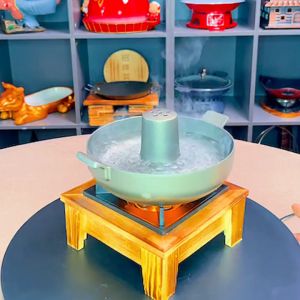 หม้อนาเบะ เตาสุกี้ญี่ปุ่น ขนาด 16 ซม. สำหรับ หม้อไฟ หม้อสุกี้ ชาบู แถมฟรีแอลกอฮอก้อน(HP302)