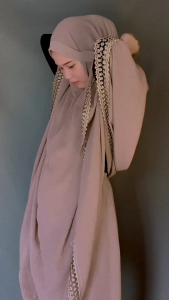 Mukena Dewasa Rasheda Crinkle Airflow 3in1