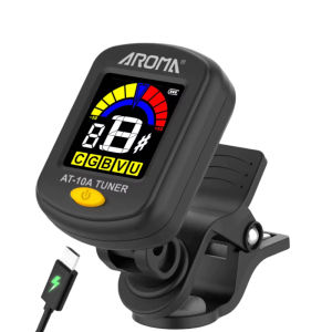 Guitar Tuner Micro Headstock USB Charging Tuner Tuner for Acoustic Electric Guitar Bass Mandolin Banjo Ukelele