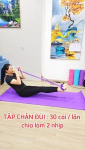Dây Tập Thể Dục Tại Nhà Dây 6 ống Cao Su - Dây Tập Thể Dục Dây Trợ Lực Kháng Lực