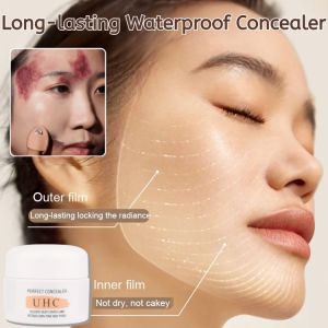 Long-lasting Waterproof Concealer Invisible Pores Coverage For Dark Circles Cosmetic Tool For Facial Makeup
