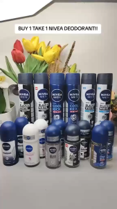 Buy 1 Take 1 Nivea Men & Women Deodorant 50ml and Nivea Body Extra Bright Instant Glow Moisturizing Lotion with SPF 15 200ml