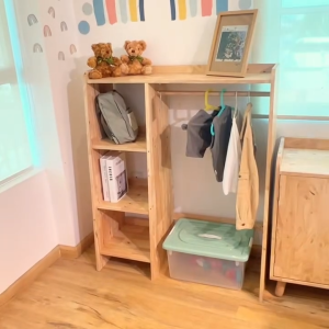 Natural Signature 4875 Jubilant Kids Closet/solid wooden kids closet/欢乐儿童衣柜/实木衣柜 #KID #WDB #SNS