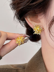 YICAN | Golden Sparkling Firework Earrings