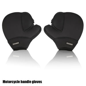 Protective Electric Scooter Thick Warm Handlebar Grip Handle Bar Muff Rainproof ATV Motorcycle Gloves Guante Moto Winter Gloves