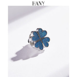HANY Han Ni Cufflink Khóa Ngực Áo Vest Công Sở Nam Cao Cấp May Mắn Cỏ Trái Tim Phụ Kiện Thời Trang Mùa Đông 2022