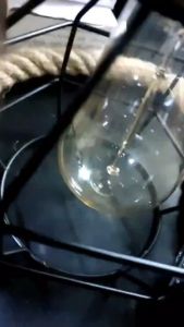 Free LED Bulb: European Retro Industry Hemp Rope Hanging Lights