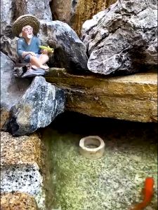 เครื่องสร้างควัน หมอกอัตโนมัติ พร้อมไฟLED อุปกรณ์ตกแต่งสวน น้ำพูดฮูด ทำหมอก น้ำพูบ่อปลา