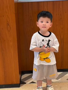 Kids Sports Shorts 100% Cotton 3D Pattern Design Soft and Comfortable Safe for Children.