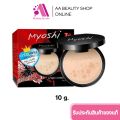 ส่งฟรี !! (ขายส่ง ฿55) แป้งพัฟ แป้งผสมรองพื้น ไมโยชิ พาวเดอร์ Myoshi Powder 10 g.. 