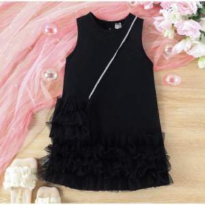 [3-7th] DRESS PESTA ANAK PEREMPUAN DAPAT TAS (MONA)