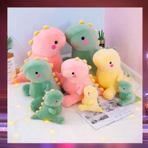 Mainan Boneka Dinosaurus Lolipop 22 cm Bahan Plus Halus Lembut Banget
