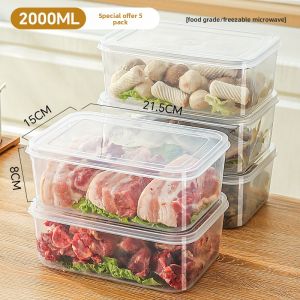 FURENJILI | Microwave and Freeze Safe Airtight Food Grade Storage Box