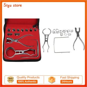 1 Set Dental Dam Perforator Dentistry Dam Hole Puncher Pliers Dental Materials Stainless Steel